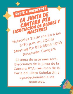 Flyer in Spanish